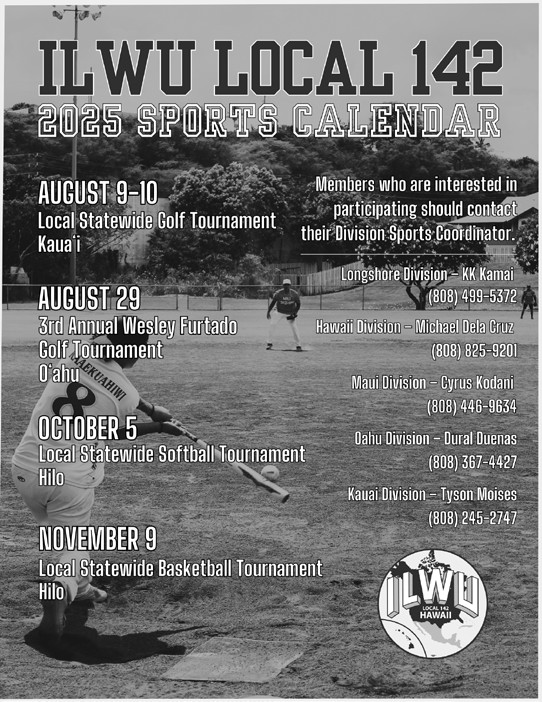 2025 Sports Calendar